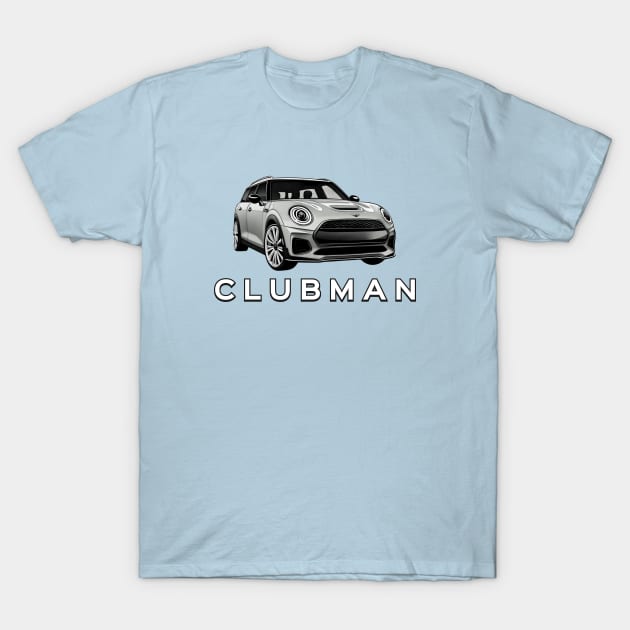 MINI Cooper Clubman Version 2 T-Shirt by CarTeeExclusives